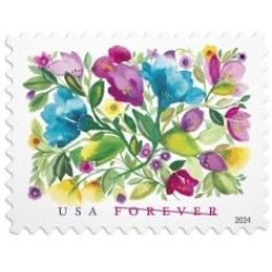 Us stamps Celebration Blooms 2025 First Postage