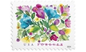 Us stamps Celebration Blooms 2025 First Postage