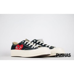 Comme des Garcons Play x Chuck Taylors Low Top - Black (New)