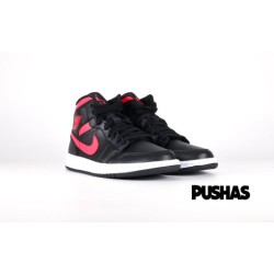 Air Jordan 1 Mid 'Black Siren Red' W (2022)