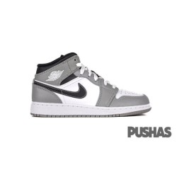 Air Jordan 1 Mid 'Light Smoke Grey Anthracite' GS (2022)