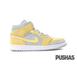 Air Jordan 1 Mid 'Mixed Textures Yellow' (2020)