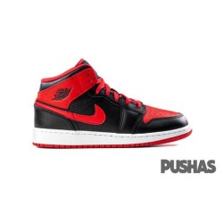 Air Jordan 1 Mid 'Alternate Bred Toe' GS (2022)