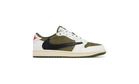  Air Jordan 1 Retro Low OG SP Travis Scott 'Medium Olive' (2024)