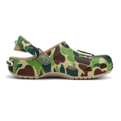 Crocs Classic Clog A Bathing Ape 'ABC Camo Green' (2025)