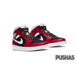 Air Jordan 1 Mid 'Gym Red Black' W (2020)