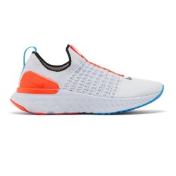  React Phantom Run Flyknit 2 'Grey Bright Crimson' W (2022)