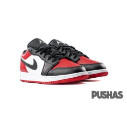  Air Jordan 1 Low 'Bred Toe' GS (2021)