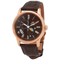 Sun and Moon Automatic Brown Dial Men's Watch RA-AK0009T10B