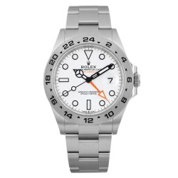 Pre-owned Rolex Explorer II GMT Automatic Chronometer White Dial Men's Watch 226570-0001