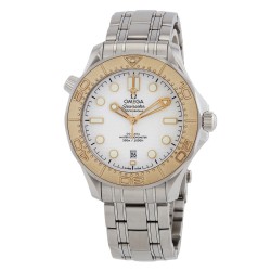 Seamaster Paris 2024 Automatic Chronometer White Dial Men's Watch 522.21.42.20.04.001