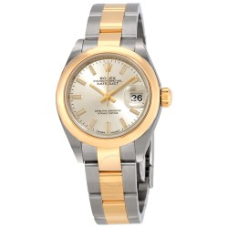 Lady Datejust 28 Silver Dial Steel and 18K Yellow Gold Oyster Watch 279163SSO