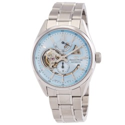 Contemporary Automatic Sky Blue Dial Watch RE-AV0127L
