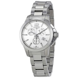 Conquest Chronograph Silver Dial Unisex Watch L33794766