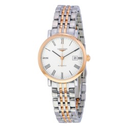 Elegant Automatic White Dial Ladies Watch L4.310.5.11.7