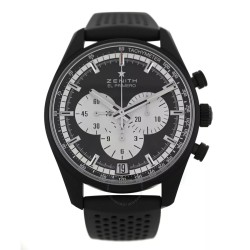 Pre-owned Zenith El Primero Chronograph Automatic Black Dial Men's Watch 24.2041.400