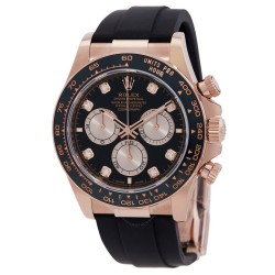 Daytona Chronograph Automatic Diamond Black Dial Men's Watch 126515LN-0004