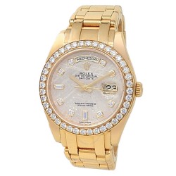 Pre-owned Rolex Day-Date Masterpiece Automatic Chronometer Diamond Men's Watch 18948 MDPM