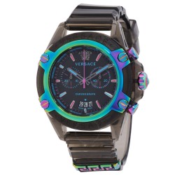 Icon Active Chronograph Quartz Black Dial Men's Watch VEZ701022