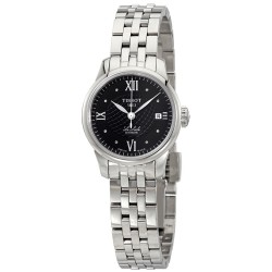 Le Locle Automatic Black Diamond Dial Ladies Watch T41.1.183.56