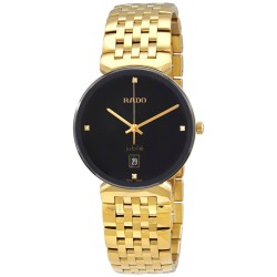 Florence Quartz Diamond Black Dial Unisex Watch R48914703