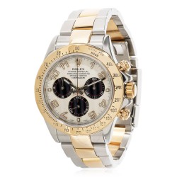 Pre-owned Rolex Oyster Perpetual Chronograph Automatic Chronometer White Dial Men's Watch 116523 WAO