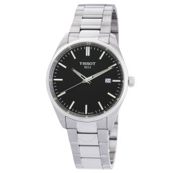 PR 100 Quartz Black Dial Men's Watch T1504101105100