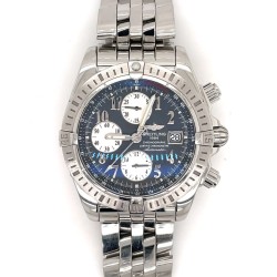 Pre-owned Breitling Chronomat Evolution Chronograph Automatic Chronometer Grey Dial Men's Watch A1335611C647