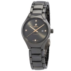 True Automatic Diamond Grey Dial Ladies Watch R27243712