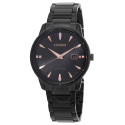 Pair Eco-Drive Black Dial Men's Watch BM7595-89E