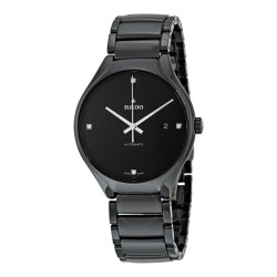 True Automatic Black Dial Black Ceramic Men's Watch R27056722