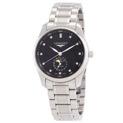 Master Collection Automatic Diamond Black Dial Men's Watch L29094576
