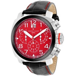 Grand Python Chronograph Quartz Red Dial Men's Watch CV3AU9