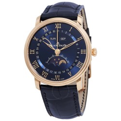 Villeret Ultraplate Moonphase Automatic Blue Dial Men's Watch 6654 3640 55B