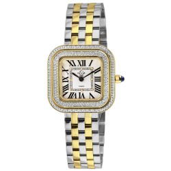 Bellagio Quartz White Dial Ladies Watch 12133B
