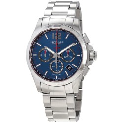 Conquest V.H.P. Perpetual Chronograph Quartz Blue Dial Men's Watch L37174966