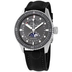 Fifty Fathoms Bathyscaphe Quantieme Automatic Grey Dial Men's Watch 5054-1110-B52A