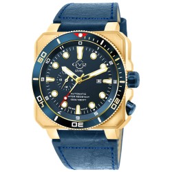 Open Box - GV2 by Gevril XO Submarine Automatic Blue Dial Men's Watch 4555