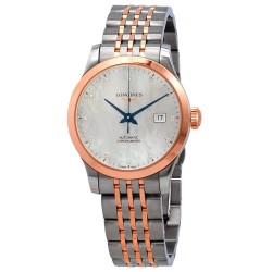 Record Automatic Diamond White Mother of Pearl Dial Ladies Watch L2.321.5.87.7