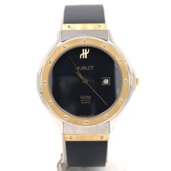 Pre-owned Hublot Classic MDM Black Dial Ladies Watch 1401.2