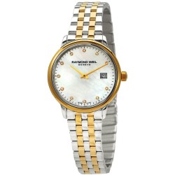 Toccata Quartz Diamond White Mother of Pearl Dial Ladies Watch 5985-STP-97081