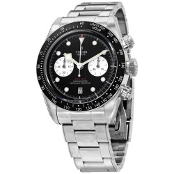 Pre-owned Tudor Black Bay Chrono Chronograph Black Dial Men's Watch M79360N-0001