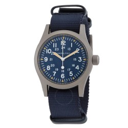 Khaki Field Manual Wind Blue Dial Men's Watch H69439940