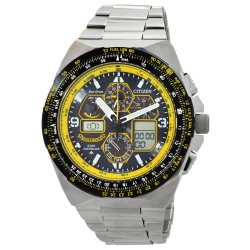 Promaster Skyhawk A-T Chronograph GMT Eco-Drive Blue Dial Men's Watch JY8125-54L