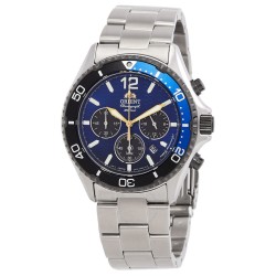 Sports Solar Powered Chronograph Blue Dial Men's Watch RA-TX0208L