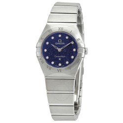 Constellation Quartz Diamond Blue Dial Ladies Watch 131.10.25.60.53.001