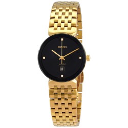 Florence Quartz Diamond Black Dial Ladies Watch R48915703