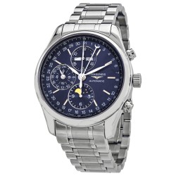 Master Collection Moon Phase Chronograph Automatic Sunray Blue Dial Men's Watch L2.773.4.92.6