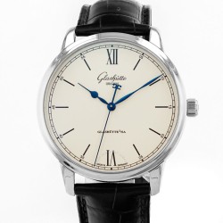 Pre-owned Glashutte Original Senator Excellence Automatic Silver Dial Men's Watch 1-36-01-01-02-61