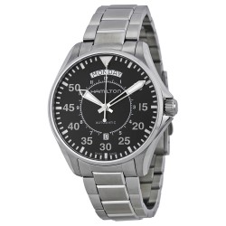 Pilot Day Date Automatic Black Dial Men's Watch H64615135
